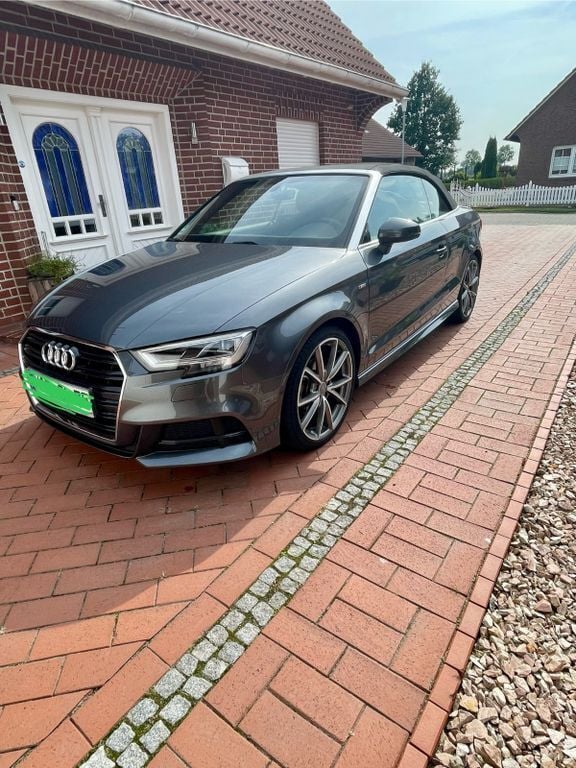 Grau Gebraucht 2017 Audi A3 Cabriolet S-Line Cabrio | 22.900 € (Fairer Preis) - Bild 1/4