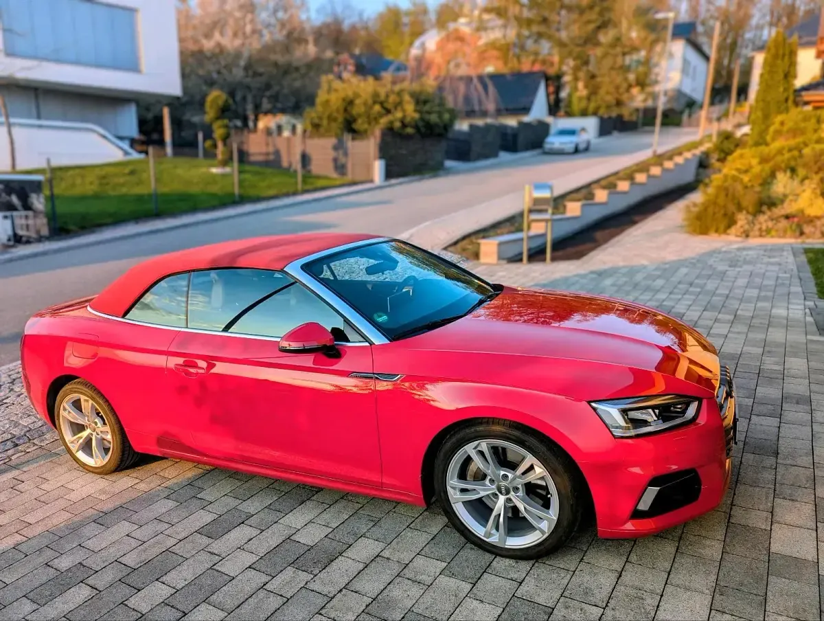 Używany Audi A5 Cabriolet 252 KM (185 kW) 2017 Czerwony Kabriolet