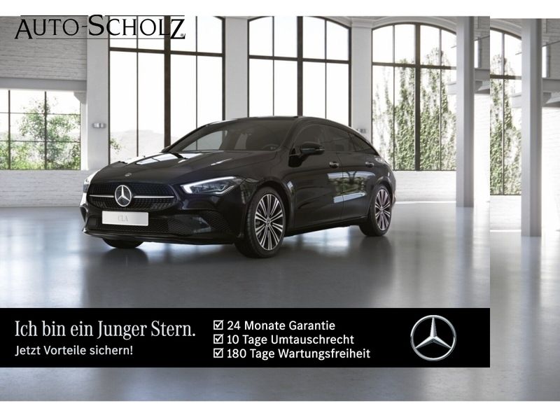 Schwarz Gebraucht 2023 Mercedes CLA220 Progressive Limousine | 36.752 € (Superpreis) - Bild 1/3