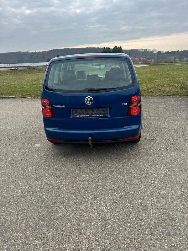 Gebraucht VW Touran 90 PS (66 kW) 2008 Blau Van / Kleinbus