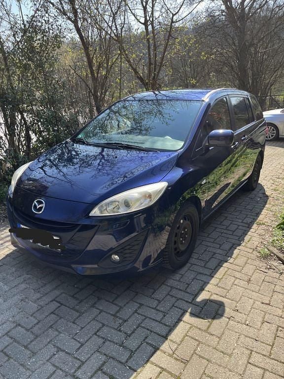 Gebraucht Mazda 5 Center-Line 150 PS (110 kW) 2012 Blau Van / Kleinbus