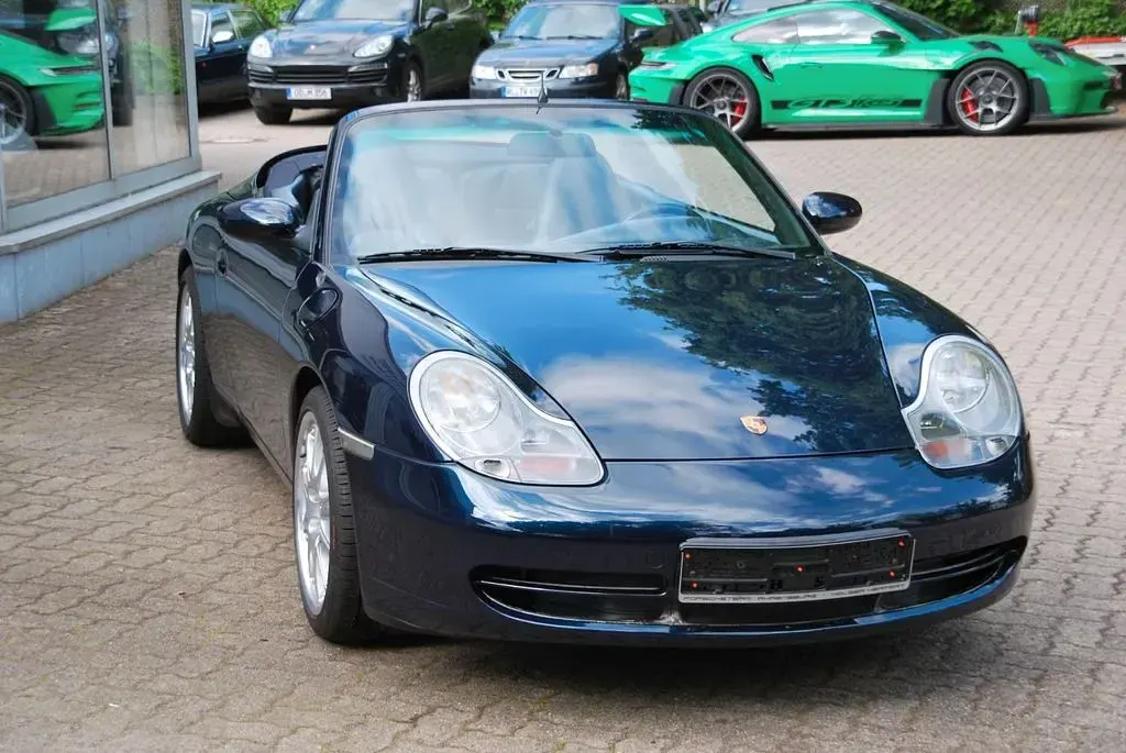 Gebraucht Porsche 996 300 PS (220 kW) 1998 Oceanblaumetallic Cabrio