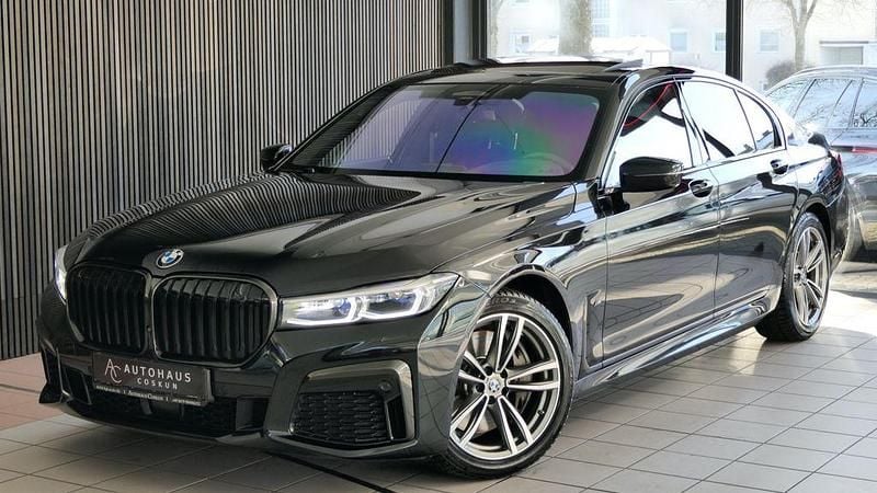 Schwarz Gebraucht 2021 BMW 740 M Sport Limousine | 43.990 € (Fairer Preis) - Bild 1/4