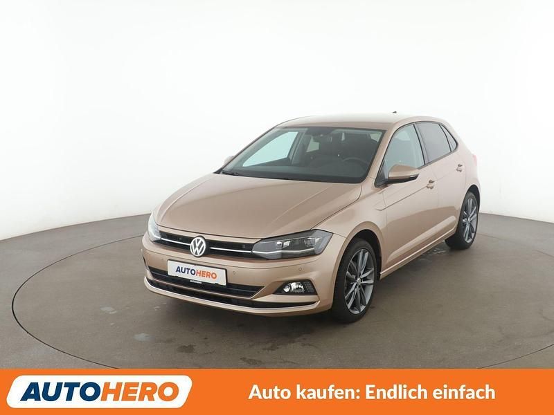 Orange Gebraucht 2018 VW Polo Highline Kleinwagen | 17.690 € (Fairer Preis) - Bild 1/3