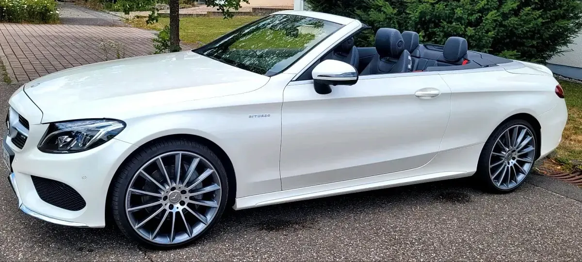 Gebraucht Mercedes C400 333 PS (244 kW) 2017 Weiß Cabrio