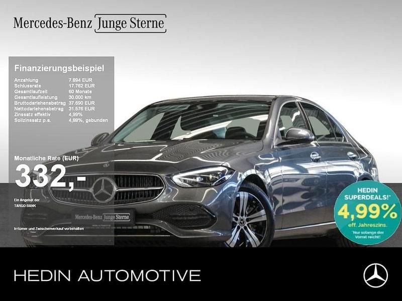 Grau Gebraucht 2024 Mercedes C200 Avantgarde Limousine | 38.890 € (Guter Preis) - Bild 1/4