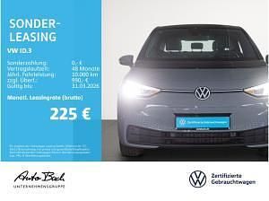 Gebraucht VW ID.3 Pure 110 kW (150 PS) 2021 Grau (mondsteingrau/schwarz) Kleinwagen