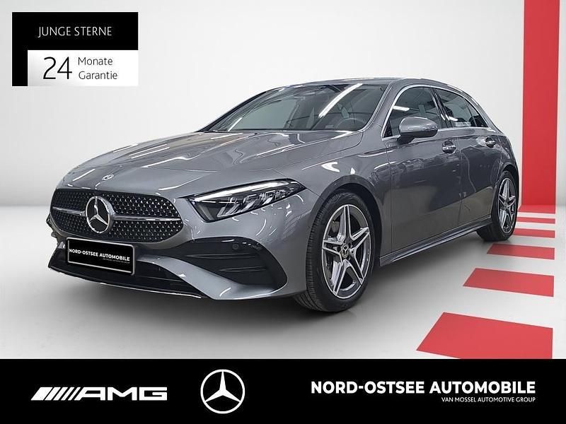 Metalliclack mountaingrau Gebraucht 2025 Mercedes A200 AMG Limousine | 31.490 € (Guter Preis) - Bild 1/4