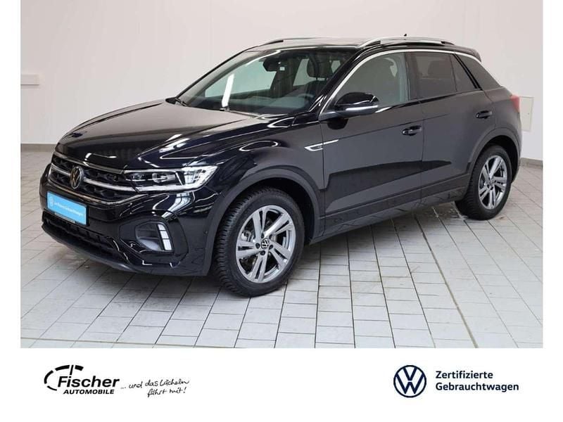Schwarz Gebraucht 2025 VW T-Roc R-line SUV | 37.440 € (Guter Preis) - Bild 1/3