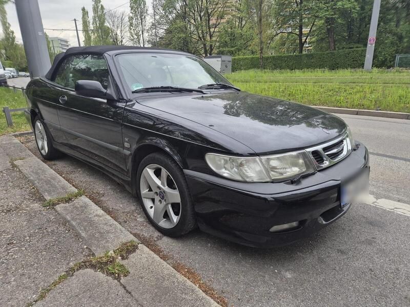Schwarz Gebraucht 2003 Saab 9-3 Cabriolet Cabrio | 2.700 € (Guter Preis) - Bild 1/4