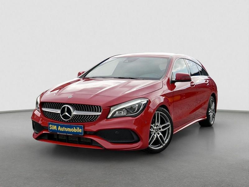 Rot Gebraucht 2018 Mercedes CLA200 AMG line Kombi | 17.490 € (Fairer Preis) - Bild 1/4