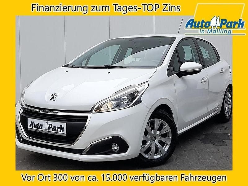 Lack weiss banquise/deckende l Gebraucht 2017 Peugeot 208 Active Kleinwagen | 8.977 € (Teuer) - Bild 1/3