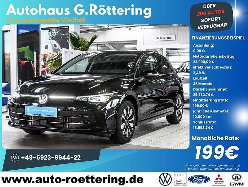 Schwarz Gebraucht 2025 VW Golf VIII Goal Limousine | 23.990 € (Superpreis) - Bild 1/4