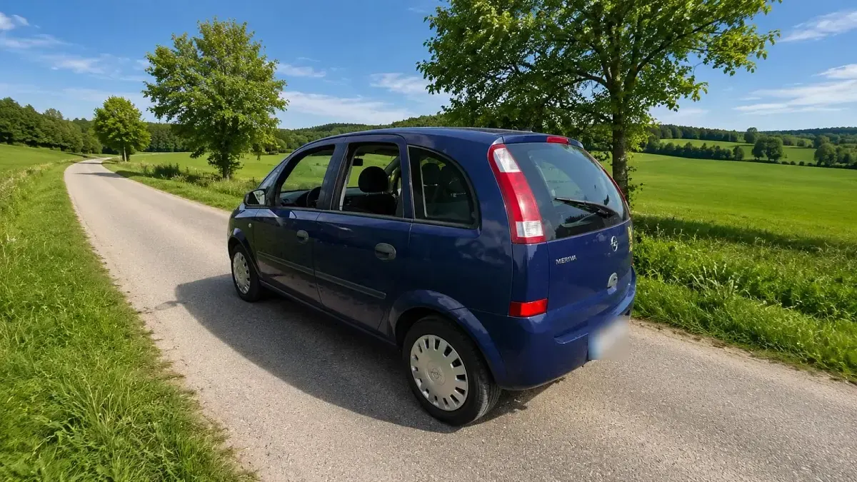Gebraucht Opel Meriva 101 PS (74 kW) 2003 Blau Van / Kleinbus