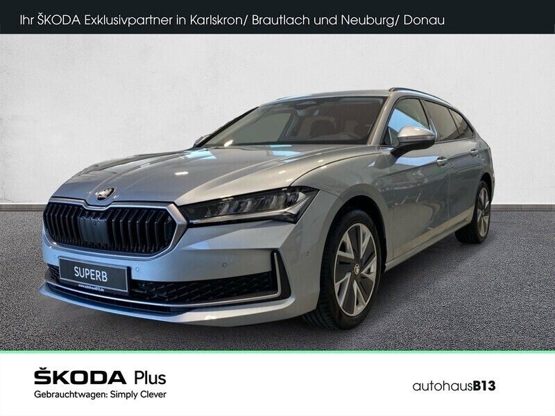 Second-hand Skoda Superb Selection 150 CP (110 kW) 2024 Argintiu Break