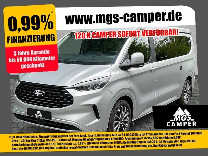 Moondust silver metallic Neu 2025 Ford Tourneo Custom Nugget Limousine | 72.990 € (Fairer Preis) - Bild 1/4