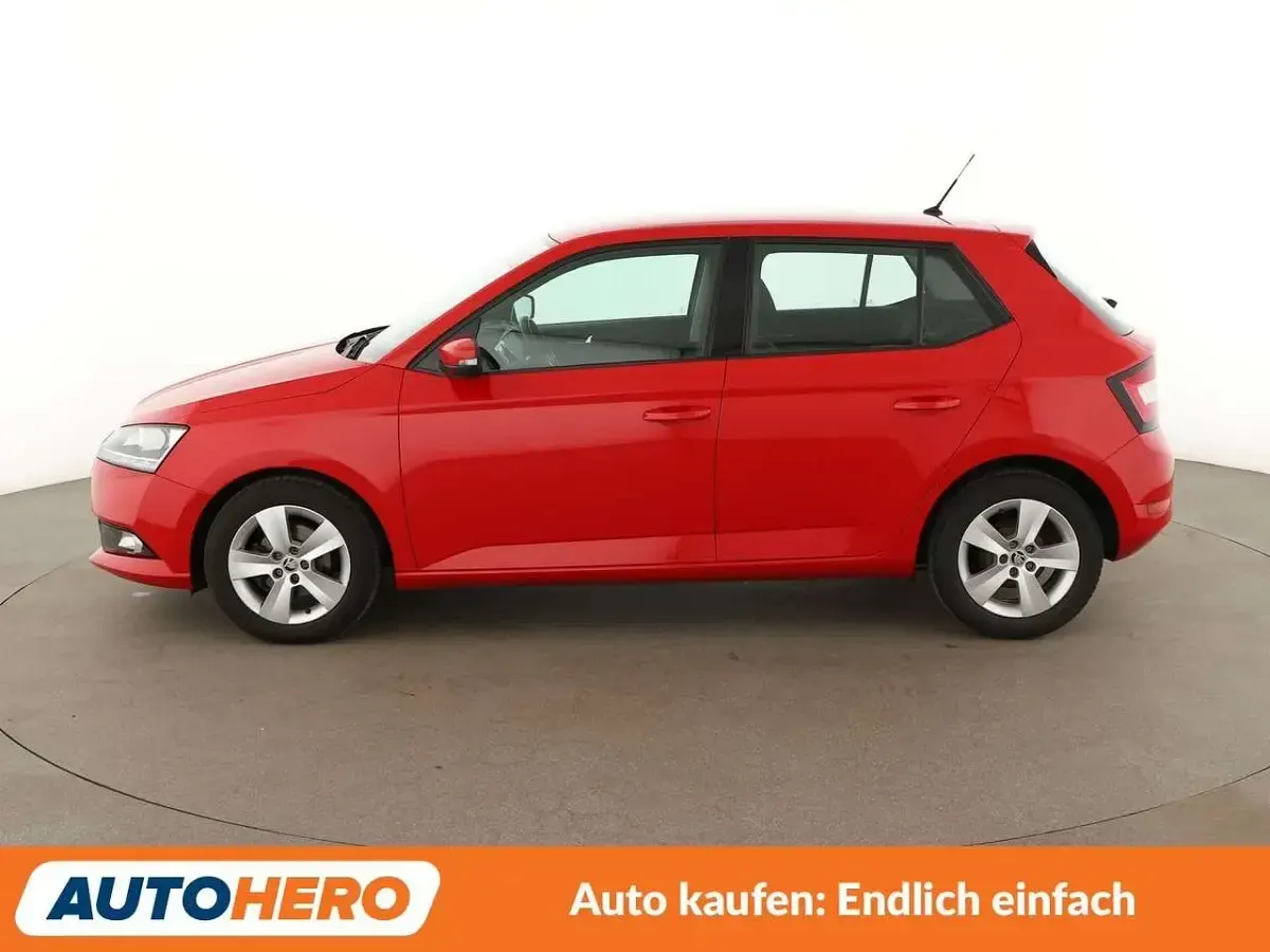 Gebraucht Skoda Fabia Ambition 95 PS (69 kW) 2021 Rot Kleinwagen