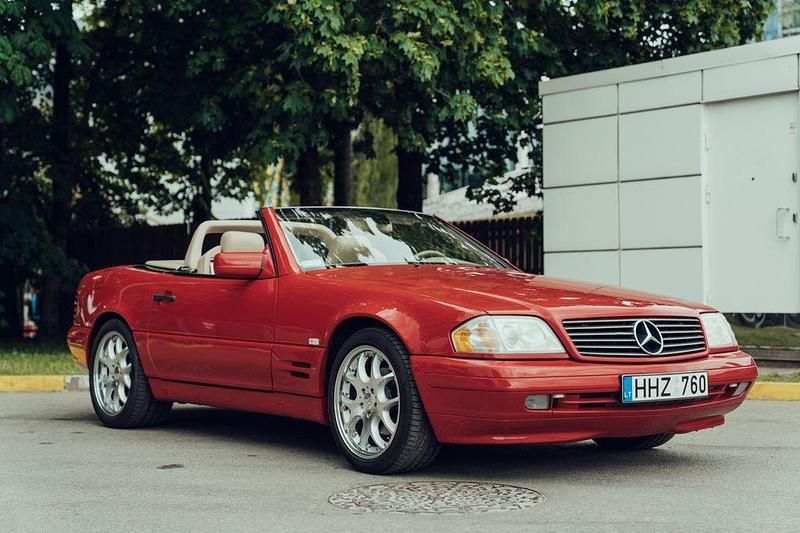 Rot Gebraucht 1998 Mercedes SL500 Cabrio | 15.999 € (Fairer Preis) - Bild 1/4