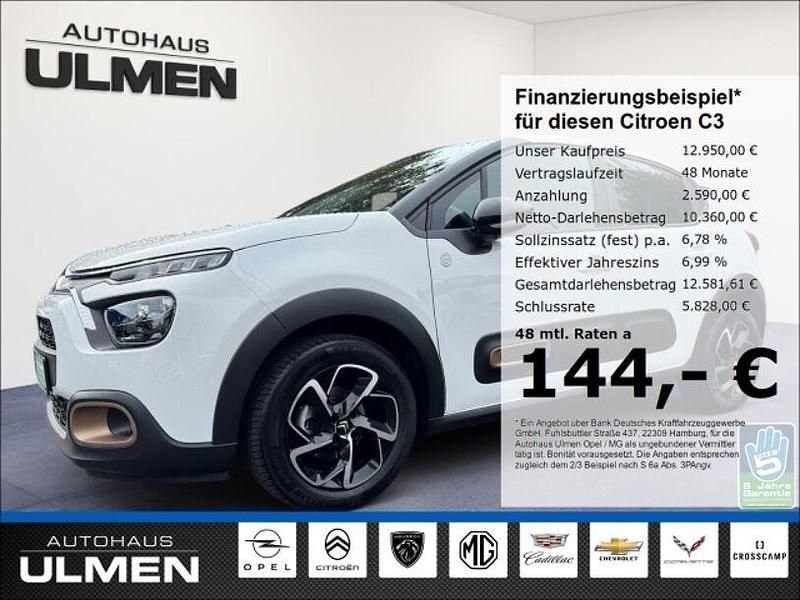 Gebraucht Citroën C3 PureTech 82 PS (60 kW) 2023 Weiss Kleinwagen