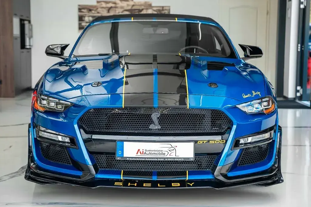 Gebraucht Ford Mustang GT 305 PS (224 kW) 2017 Blau Cabrio