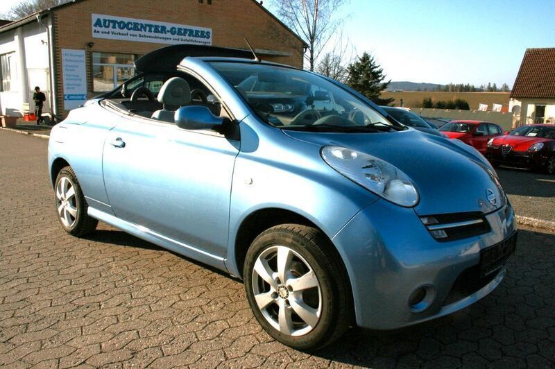 Blau Gebraucht 2006 Nissan Micra C+C Cabrio | 1.999 € (Fairer Preis) - Bild 1/4
