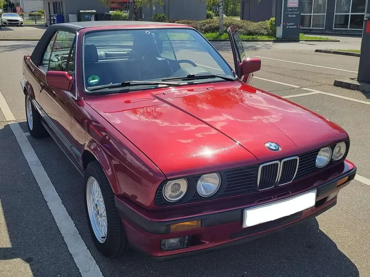 Gebraucht BMW 320 Cabriolet 129 PS (94 kW) 1991 Rot Cabrio