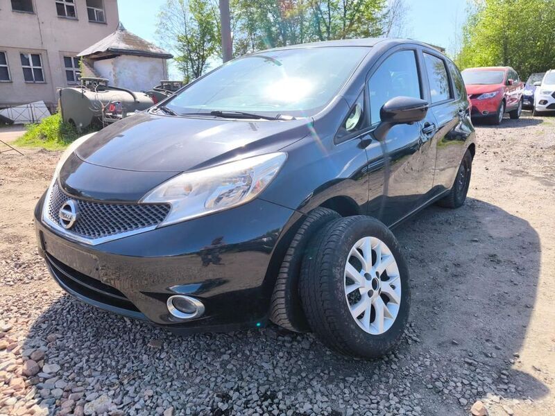 Schwarz Gebraucht 2014 Nissan Note Acenta Van / Kleinbus | 2.490 € (Superpreis) - Bild 1/4