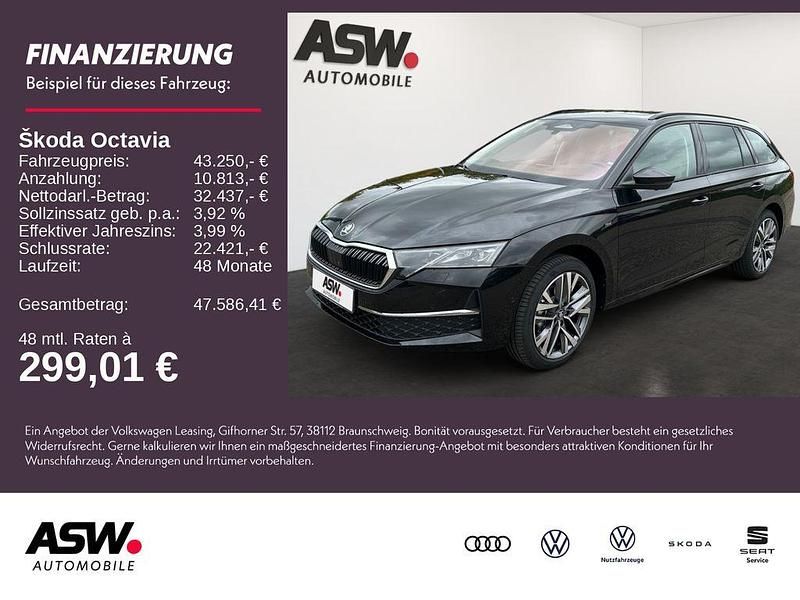 Schwarz Neu 2025 Skoda Octavia Tour Kombi | 43.250 € (Teuer) - Bild 1/4