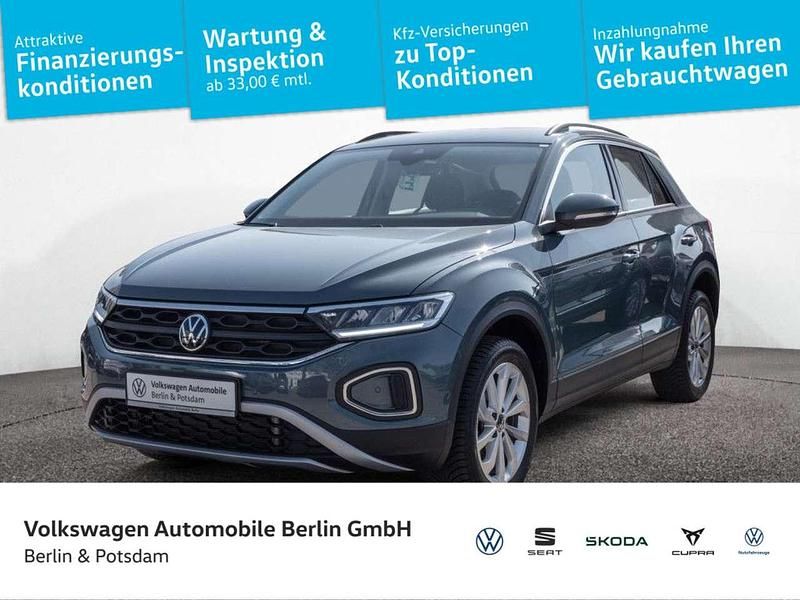 Petroleum blue metallic Gebraucht 2023 VW T-Roc Life SUV | 28.990 € (Fairer Preis) - Bild 1/4