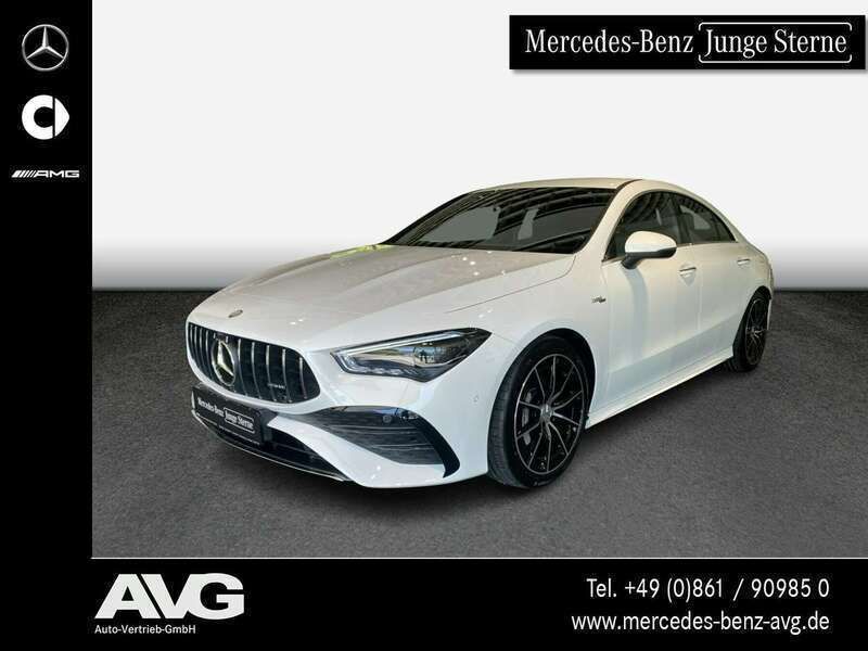 Unilack polarweiß Gebraucht 2024 Mercedes CLA35 AMG Advanced Plus Coupé | 42.800 € (Guter Preis) - Bild 1/4