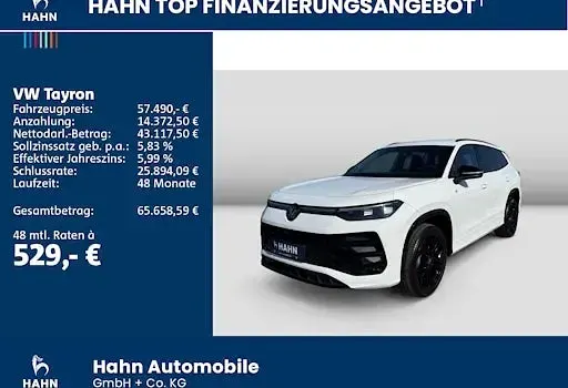 Nowe VW Tayron R-line 150 KM (110 kW) 2026 Biały SUV