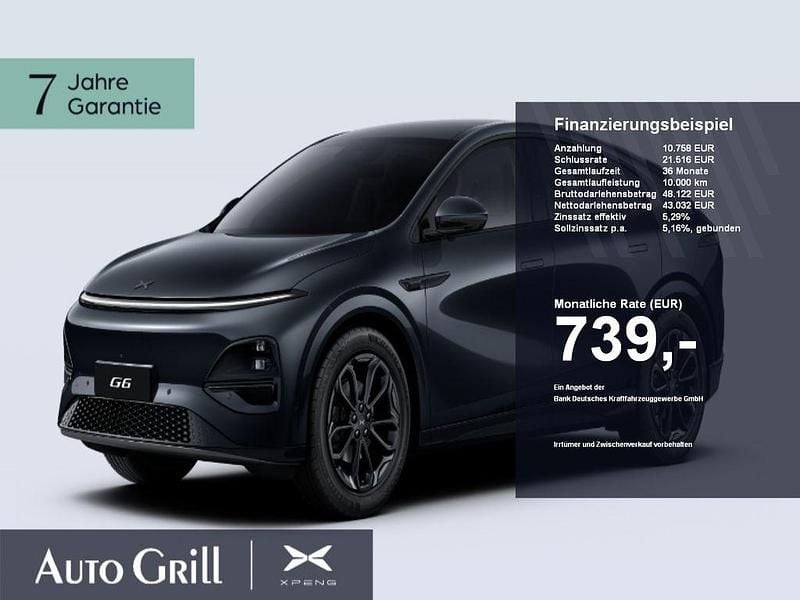 Schwarz midnight black Neu 2025 XPENG G6 AWD Performance SUV | 53.790 € (Fairer Preis) - Bild 1/4