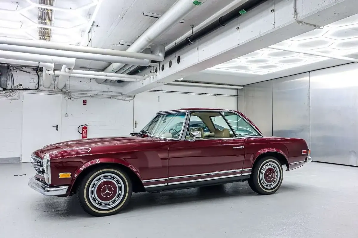 Gebraucht Mercedes W113 150 PS (110 kW) 1968 Burgund Cabrio