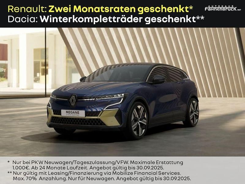 Blau Neu 2025 Renault Mégane Iconic Limousine | 45.760 € (Teuer) - Bild 1/4