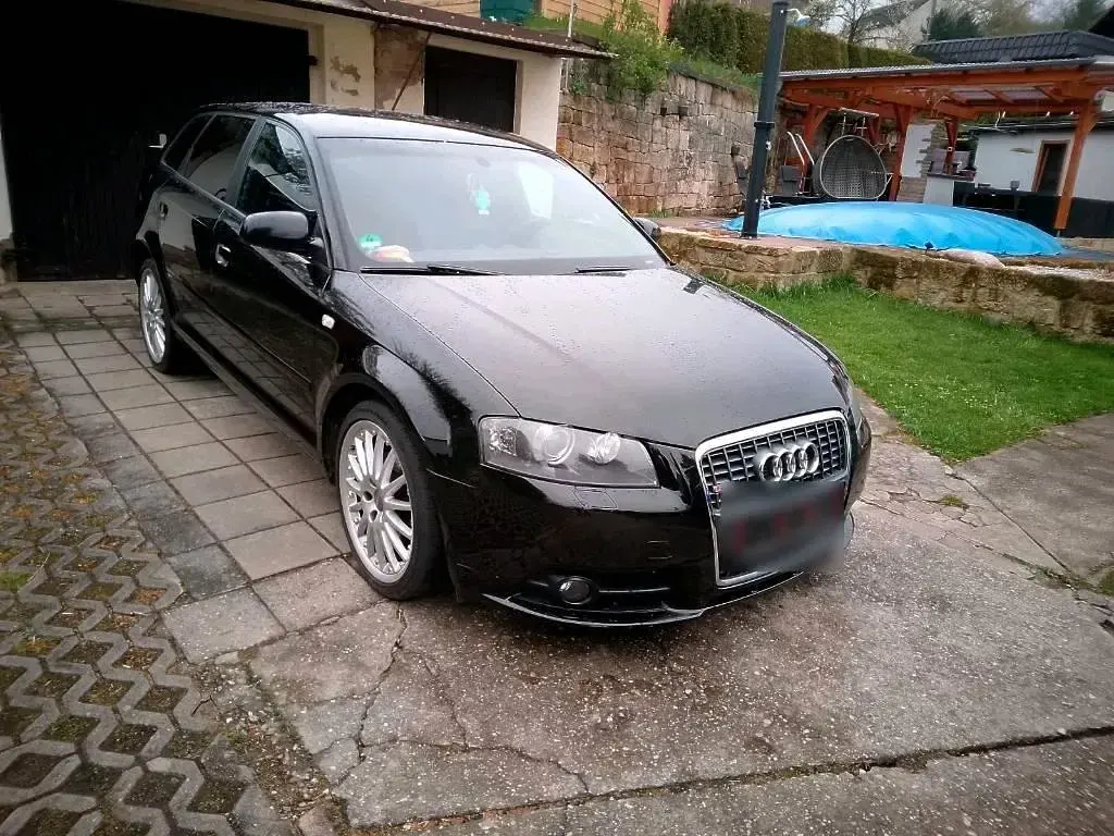 Używany Audi A3 S-Line 125 KM (91 kW) 2008 Czarny Hatchback