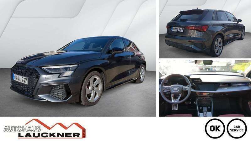 Daytonagrau perleffekt Gebraucht 2023 Audi A3 S-Line Limousine | 38.390 € - Bild 1/4
