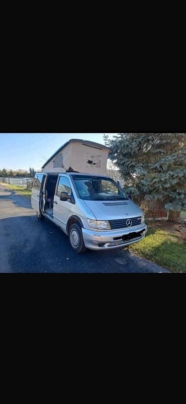 Silber Gebraucht 2001 Mercedes Vito Marco Polo Van | 3.000 € - Bild 1/4