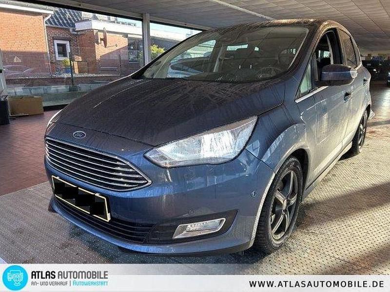 Blau Gebraucht 2019 Ford C-MAX Titanium Van / Kleinbus | 12.990 € (Etwas zu teuer) - Bild 1/4