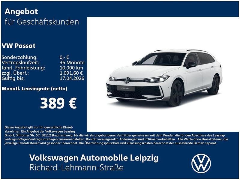 Neu VW Passat R-line 193 PS (141 kW) 2026 Weiß Kombi