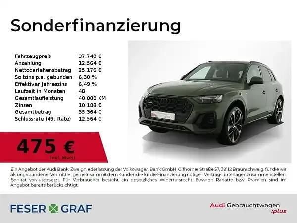 Distriktgrün metallic Gebraucht 2021 Audi Q5 Business SUV | 37.740 € (Guter Preis) - Bild 1/2