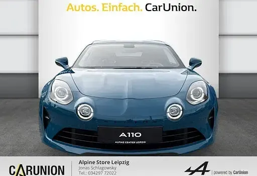 Nowe Alpine A110 300 KM (220 kW) 2025 Niebieski Coupe