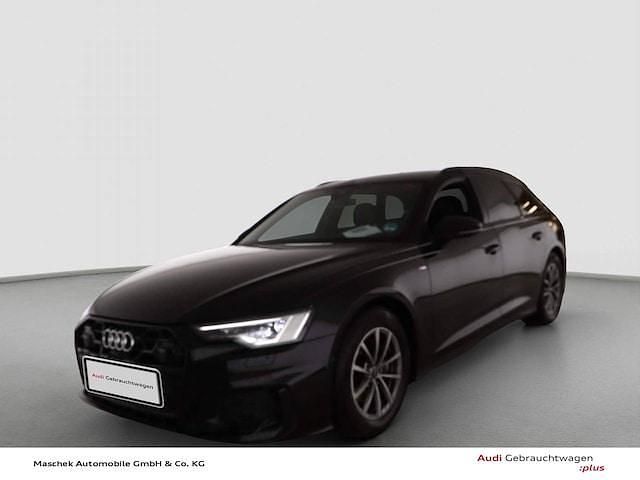 Mythosschwarz metallic Gebraucht 2025 Audi A6 S-Line Kombi | 48.520 € (Fairer Preis) - Bild 1/4