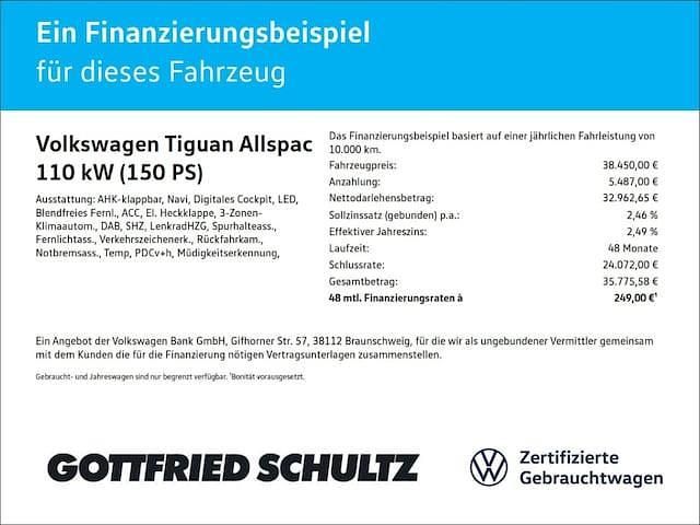 Gebraucht 2024 VW Tiguan Allspace Life SUV | 38.450 € (Guter Preis) - Bild 1/1