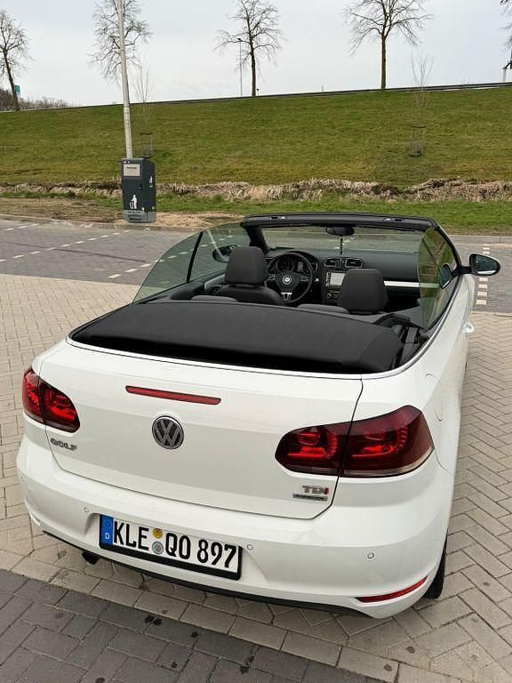 Gebraucht VW Golf Cabriolet 105 PS (77 kW) 2012 Weiß Cabrio
