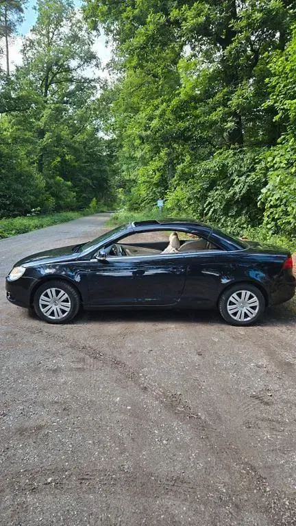 Usata VW Eos 150 CV (110 kW) 2007 Nero Cabrio