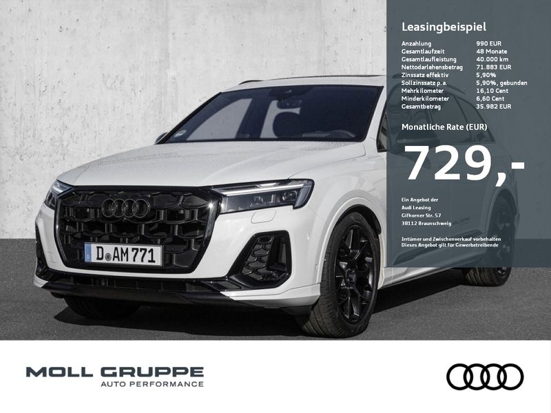 Gletscherweiss metallic Gebraucht 2025 Audi Q7 S-Line SUV | 85.990 € (Etwas zu teuer) - Bild 1/4