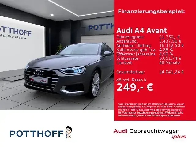 Gebraucht Audi A4 Advanced Plus 190 PS (139 kW) 2020 Kombi