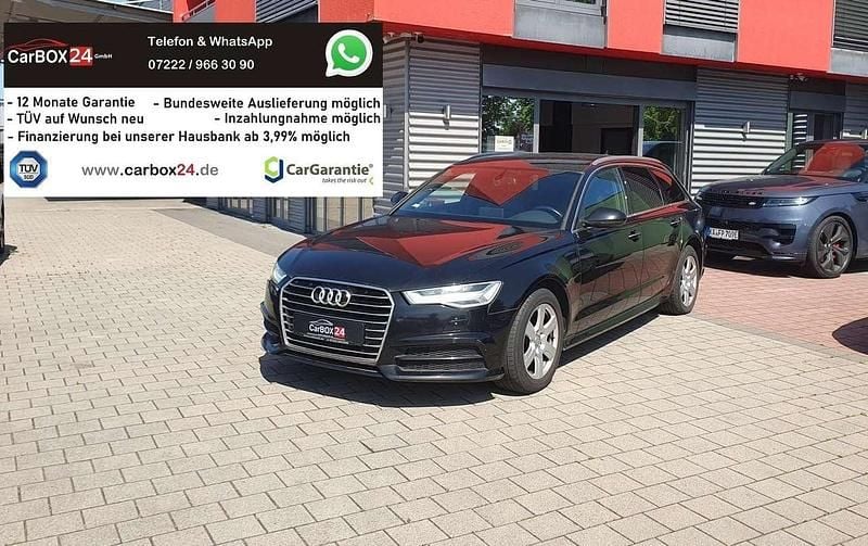 Mythosschwarz metallic Gebraucht 2018 Audi A6 S-Line Kombi | 15.150 € (Superpreis) - Bild 1/4