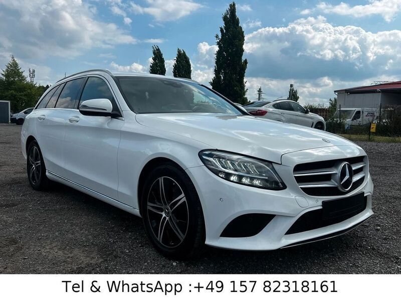 Weiß Gebraucht 2021 Mercedes C220 Kombi | 15.990 € (Superpreis) - Bild 1/4