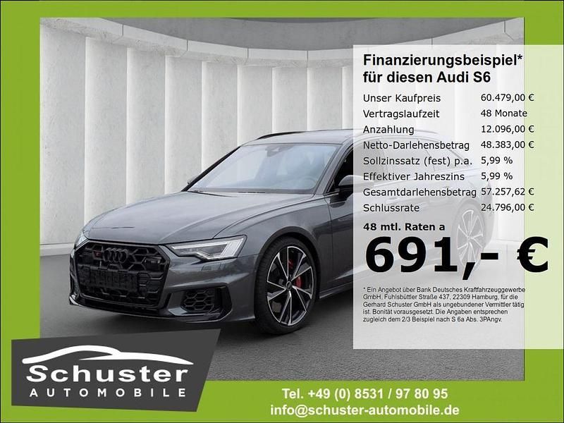 Grau Gebraucht 2023 Audi S6 Ambiente Kombi | 60.479 € (Etwas zu teuer) - Bild 1/4